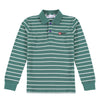 BS Unisex Long-Sleeve Polo Shirt, Green